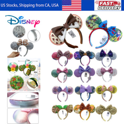 145 Styles DisneyParks Loungefly Snow White Bow 100 Years Minnie Ears Headbands-image