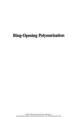 Ring-Opening Polymerization Hardcover James E. McGrath-image