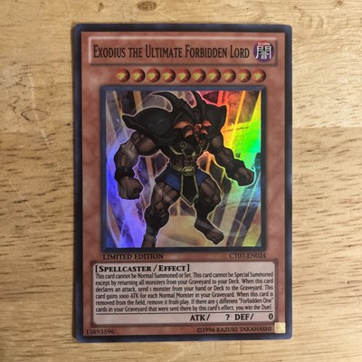 Yugioh - Exodius the Ultimate Forbidden Lord CT07-EN024 Super Rare-image