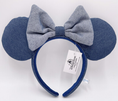 Disney Parks Ears Headband Japan Tokyo Disney Resort Store Minnie Denim-image