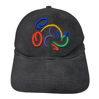 Walt Disney World Men's Slideback Hat Black OSFA Embroidered Mickey Mouse Logo-image