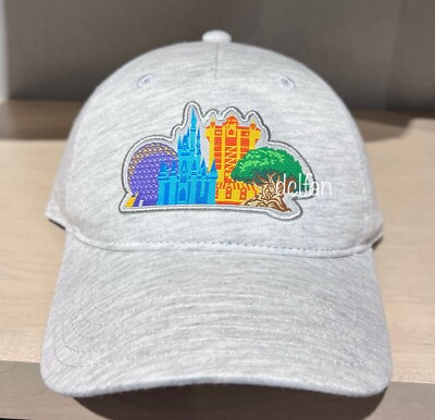 2025 Walt Disney World Four Parks 4 Icons Adult Baseball Hat Cap Adjustable NEW-image