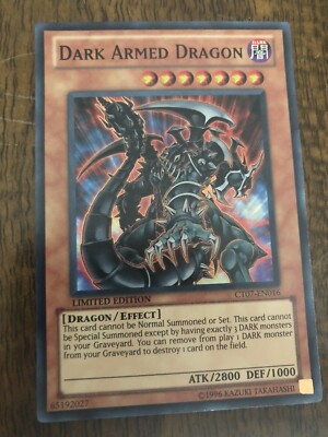 Yugioh! TCG Dark Armed Dragon - CT07-EN016 - Super Rare - Limited Edition-image