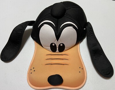 Disney Goofy Hat Company SnapBack Cap Foam 3D Face w/ Floppy Ears & Teeth Adult-image