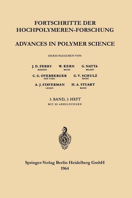 Advances in Polymer Science / Fortschritte der Hochpolymeren-Forschung by Prof. -image