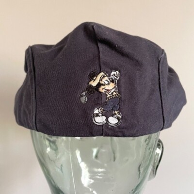 Vintage Walt Disney World Golfing Mickey Flat Cap - L/XL, Unisex-image