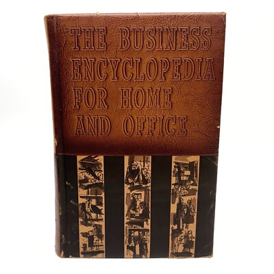 BUSINESS ENCYCLOPEDIA FOR HOME AND OFFICE 1963 Executive Edition Leather 52415-image