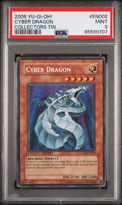 Yu-Gi-Oh! TCG Cyber Dragon 2006 Collector's Tin Ct03-En002 Limited Edition PSA 9-image