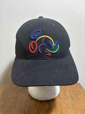 Walt Disney World Baseball Cap Hat Black adjustable Adult Mickey Mouse-image