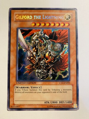 Yu-Gi-Oh! TCG Gilford the Lightning 2005 Collector's Tins CT2-EN001 Limited...-image