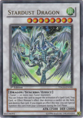 Yugioh! MP Stardust Dragon - CT05-EN001 - Secret Rare - Limited Edition Moderate-image
