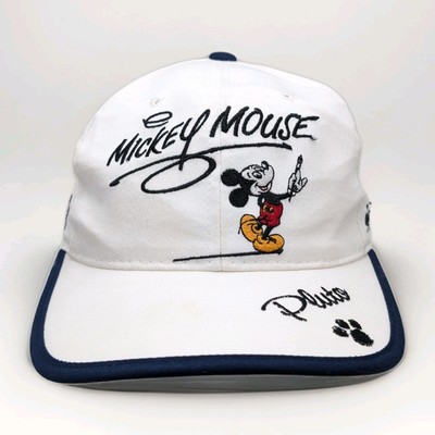 Vintage Walt Disney World Mickey Mouse Hat With Character Signatures-image