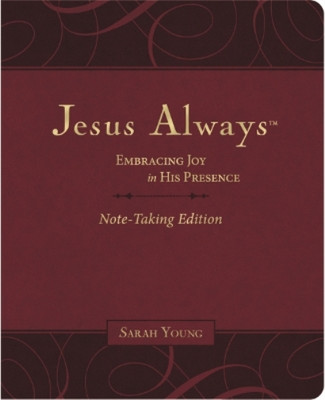 Sarah Young Jesus Always Note-Taking Edition, Leathersoft, Burgu (Leather Bound)-image