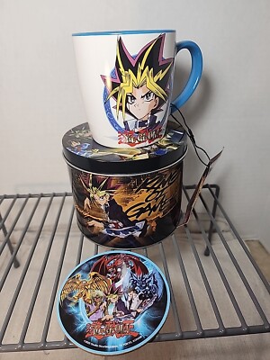 Yugioh! Mug And Coaster Tin Set King Of Games -image