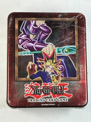 YUGIOH 2002 Dark Magician BPT Booster Pack Collector's Tin - SEALED-image