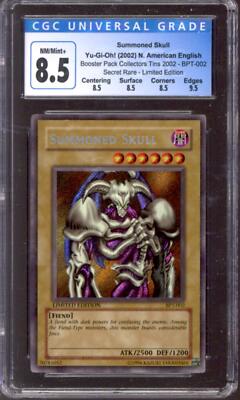 Yu-Gi-Oh Collectors Tin Summoned Skull BPT-002 CGC 8.5 Q+ YuGiOh-image