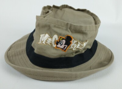 Walt Disney World Mickey Mouse Bucket Hat Cap Fishing Tan Small Adult-image