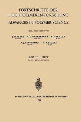 Fortschritte der Hochpolymeren-Forschung / Advances in Polymer Science by Prof. -image