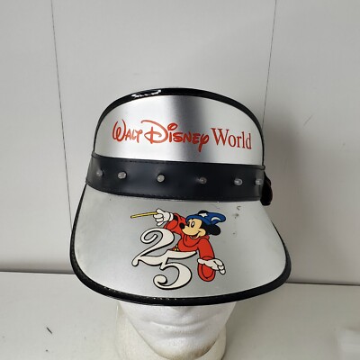 VTG Walt Disney World  25th Anniversary Light Up Visor Hat Cap Goofy’s Co Works-image