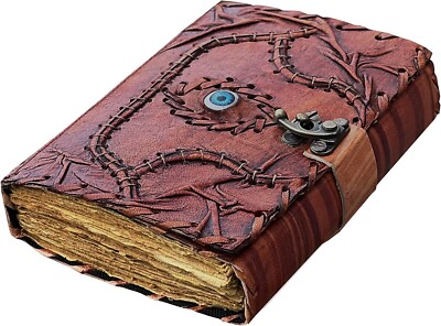 Hocus Pocus book blank spells book of Shadows Antique leather journal pack of 1-image
