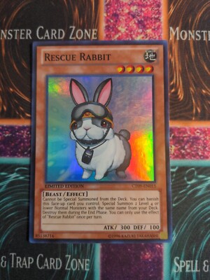 Yu-Gi-Oh! Rescue Rabbit CT09-EN015 Limited Super Rare NM a1/-image