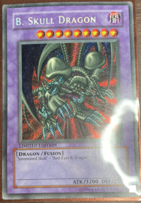 Yu-Gi-Oh! B. Skull Dragon  BPT-006 Limited Edition Holo Tin 1996 Secret Rare-image