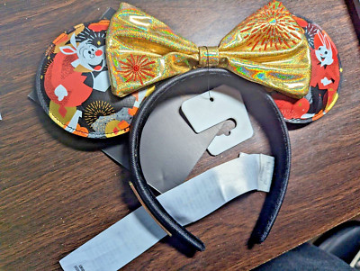 Lunar Chinese New Year Of The Rabbit Loungefly Bow Ears Headband Disney Parks-image