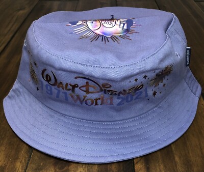 Walt Disney World 50th Anniversary Day Of Spirit Jersey Bucket Hat Oct 1st LE-image