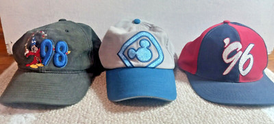 Walt Disney World Hat Vintage 1996 1998 2018 Mickey Baseball Cap Good Condition-image