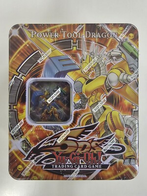 Yu-Gi-Oh! Power Tool Dragon Tin 2009 Factory Sealed Eng-image