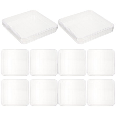 10 Pcs Disposable Petri Dish Laboratory Dishes Science-image