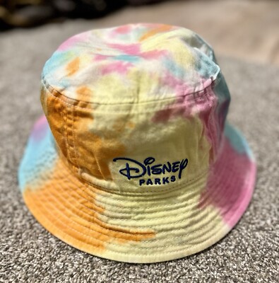 walt disney world bucket hat. adult. mickey mouse tie dye. disney parks-image