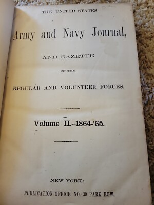 The United States Army and Navy Journal, and Gazette, Vol I & II-image