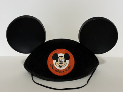 Walt Disney World Mickey Mouse Ear Hat Black Adult Size Pre-owned-image