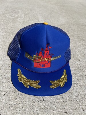 vtg 80s Walt Disney World Trucker Cap-image