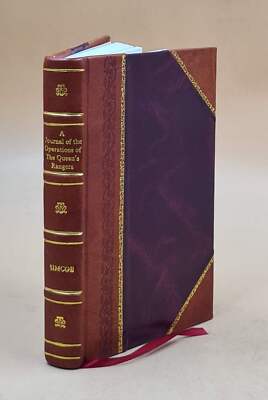 A journal of the operations of the Queen's Rangers from the end  [Leather Bound]-image