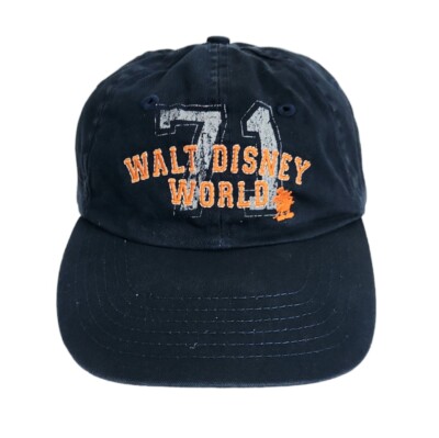 Walt Disney World Theme Parks Hat Baseball Cap Genuine Licensed Adjustable Blue-image