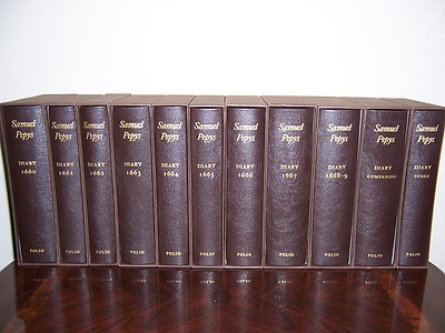 Folio Society The Diary of Samuel Pepys in 11 volumes Limited Numbered-image