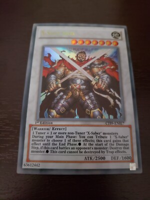 Yu-Gi-Oh! X-Saber Souza CT09-EN017 Limited Super Rare NM -image
