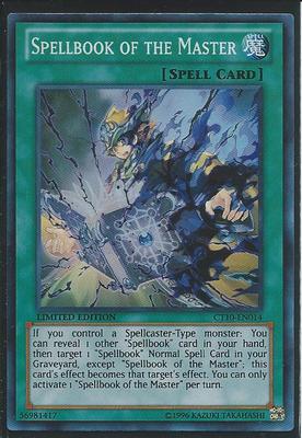 Yugioh CT10-EN014 Spellbook of the Master Super Rare Card-image