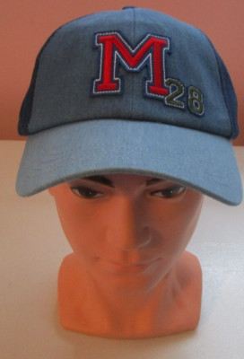 New Disney Parks Denim Blue M Mickey 28 Hat Cap Adult One Size NWT WDW-image