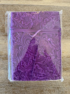 Barnes And Noble Purple Leather Bound Journal-image