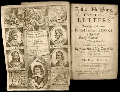 1673 HOWELL. EPISTLE LETTER KING JAMES ERL VISCOUNT KNIGHT BISHOP CAPTAIN DOCTOR-image