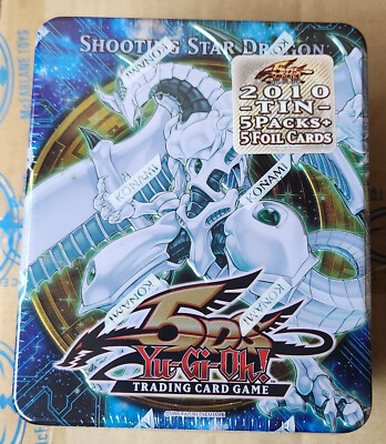 YUGIOH ZEXAL 2010 COLLECTOR'S TIN: SHOOTING STAR DRAGON (FACTORY SEALED)-image