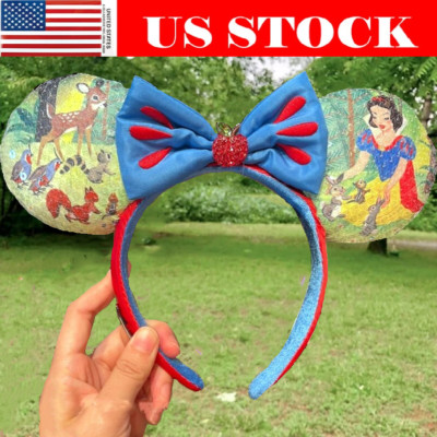 Minnie Ears 1930 Disney Exclusive Decades 100 Years Snow White Headband US-image