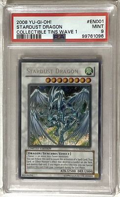 Yu-Gi-Oh! 2008 Stardust Dragon Collectible Tins Wave 1 CT05-EN001 - PSA 9 RARE-image