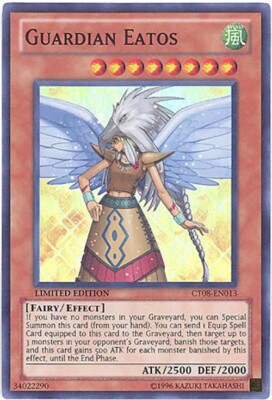Yu-Gi-Oh Card - CT08-EN013 - GUARDIAN EATOS (super rare holo) - NM-image