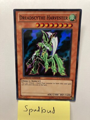 Dreadscythe Harvester Super Rare CT07-EN019 (Moderately Played LIMITED Edition)-image