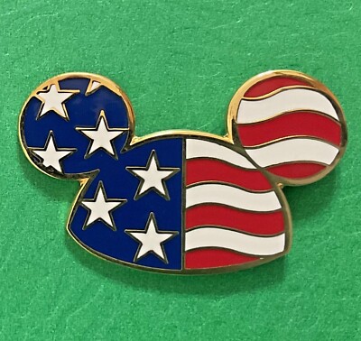 WDW Cast Exclusive - Patriotic Mickey Ears Hat #23361  New in Original Package-image