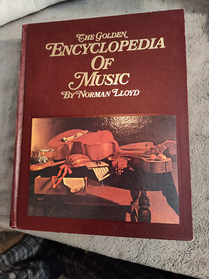 The Golden Encyclopedia Of Musi, Norman Lloyd, 1968, 1st Ed., early Print., VGC-image